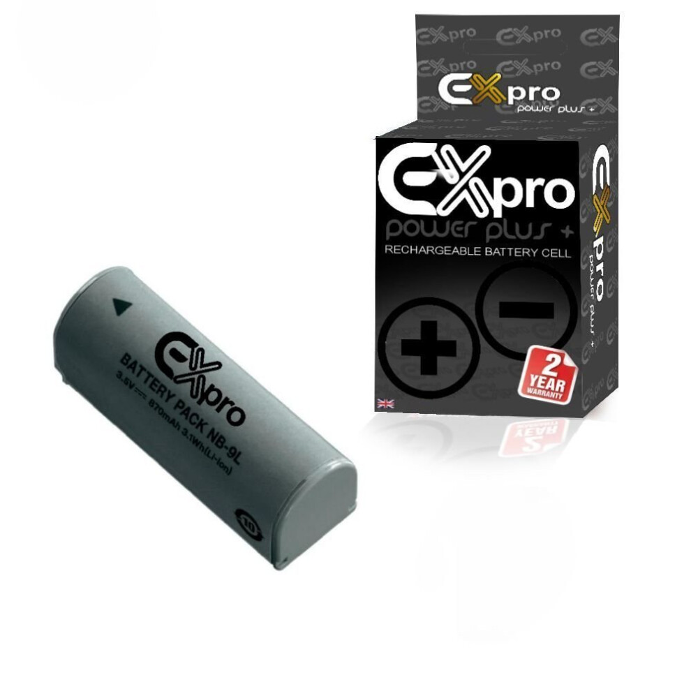 2X Original Expro Nb-9L Camera Battery For Canon Sd4500is 1000Hs Elph 510 520 Hs 5055256962317