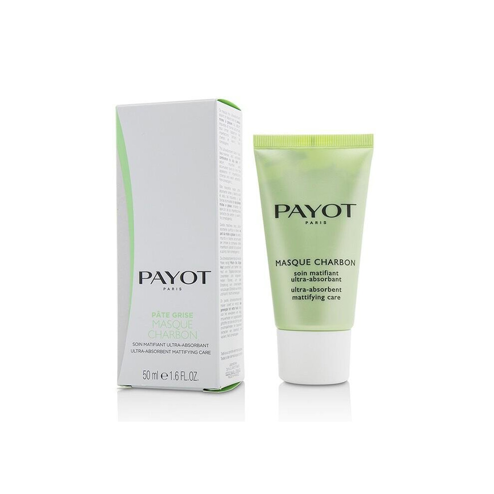 Payot Black Pate Grise Masque Charbon - Ultra-Absorbent Mattifying Care - 50Ml/1.6Oz