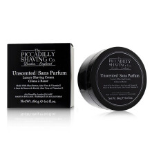 The Piccadilly Shaving Co. Unscented Luxury Shaving Cream - 180g/6oz