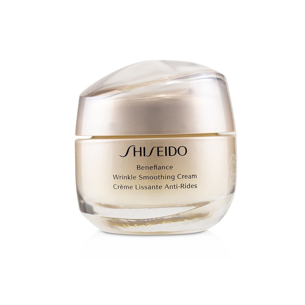 Shiseido Benefiance Wrinkle Smooting Cream - 50 ml - hydratant anti-   ge pour la peau normale et combin   e - corrige visiblement les rides et inten