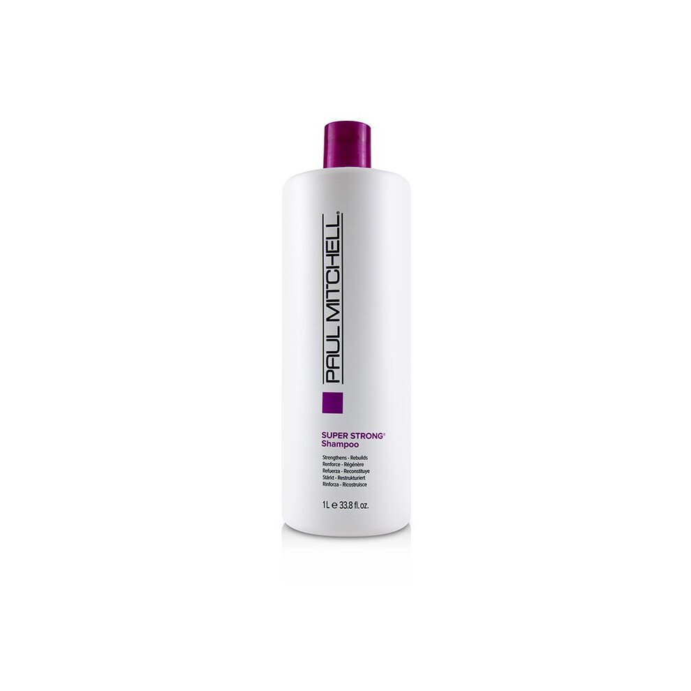 Paul Mitchell Clear Super Strong Shampoo (Strengthens - Rebuilds) - 1000Ml/33.8Oz