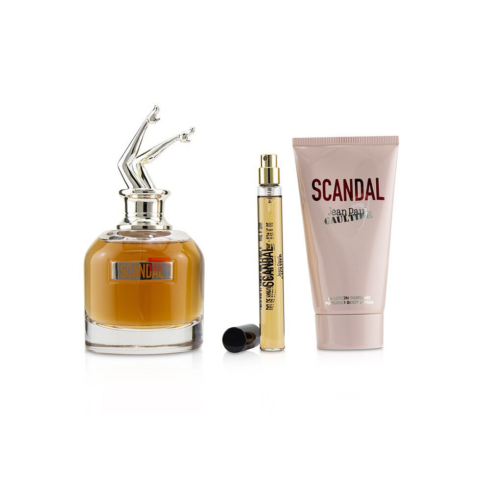 Scandal Coffret: Eau De Parfum Spray 80ml/2.7oz + Perfumed Body Lotion 75ml/2.5oz + Eau De Parfum Spray 10ml/0.34oz - 3p