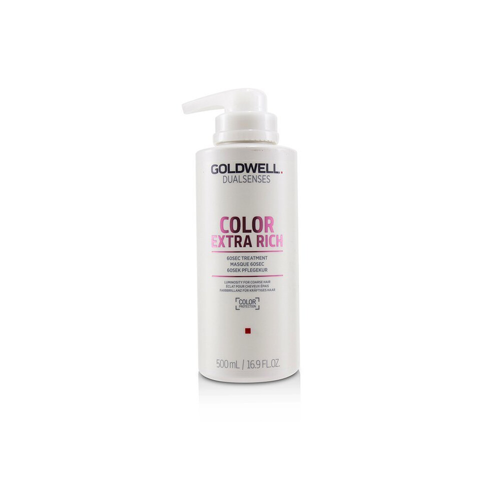 Goldwell Dual Senses Color Extra Rich 60Sec Treatment (Luminosity For Coarse Hair) - 500Ml/16.9Oz