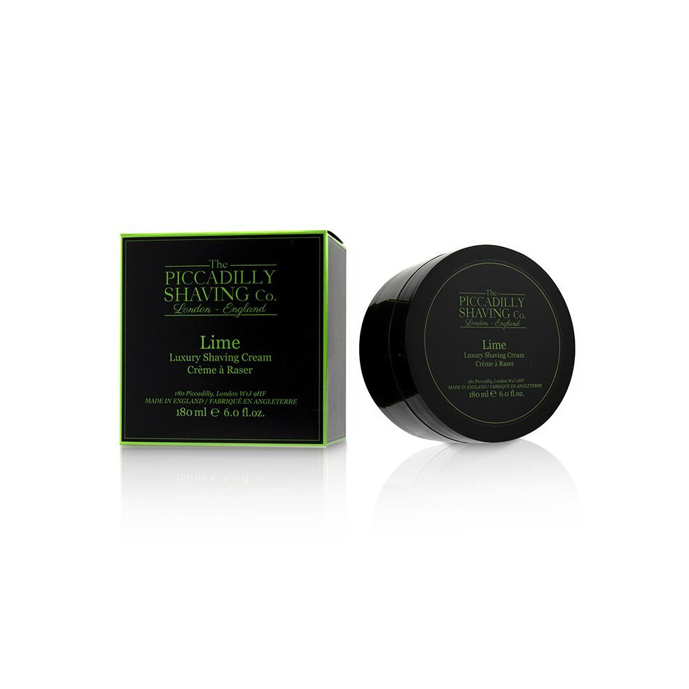 Taylor Of Old Bond Street The Piccadilly Shaving Co. Lime Luxury Shaving Cream - 180Ml/6Oz