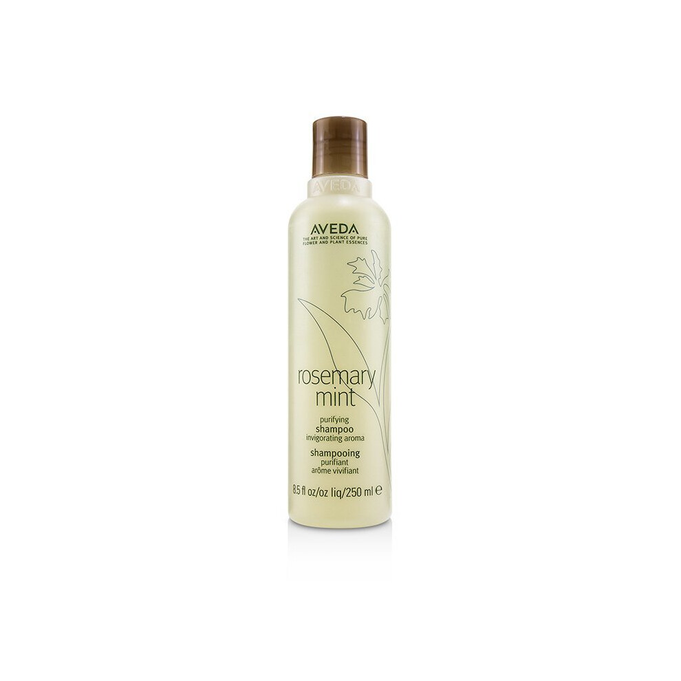 New Aveda Rosemary Mint Purifying Shampoo - 250Ml/8.5Oz, 97% Naturally Derived Micellar Clarifier With White Vinegar & Organic Rosemary Mint Essential Oils Clear
