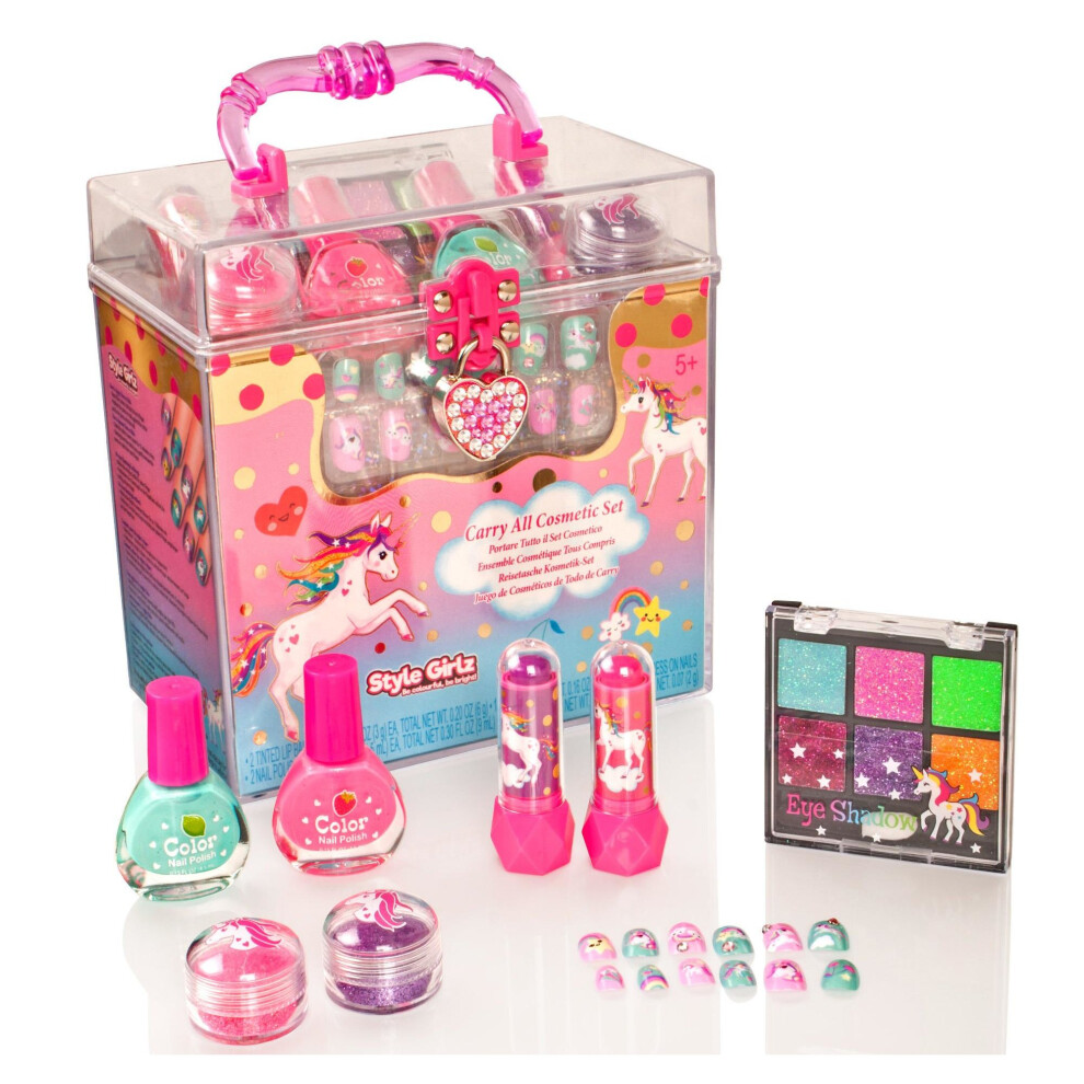 Style Girlz Unicorn Carry All Cosmetic Set | Unicorn Makeup Set