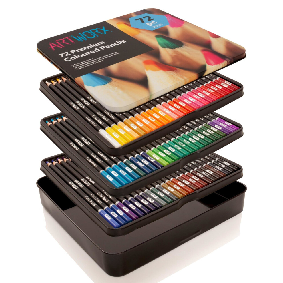 Artworx Premium 72 Colouring Pencil Set