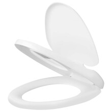 Vinsani® 2 in 1 White Family Toilet Seat with Built-in Child Seat for Kids and Adult