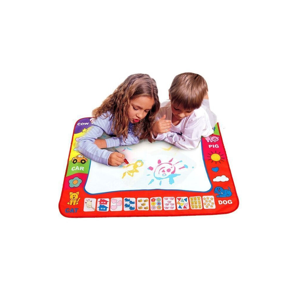 Vinsani Vinsani® Aqua Doodle Creative Education Drawing Writing Mat Blue