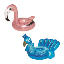 Bestway Flamingo or Peacock Inflatable Drink Holder Float for Pool & Hot Tub