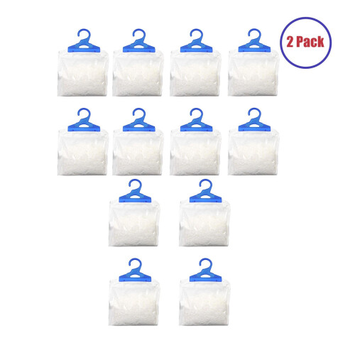 Vinsani® Pack of 12 Hanging Wardrobe Dehumidifier Bags 210g Household Eliminate Odours