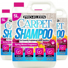 (15L, Spring Bloom) ProKleen Carpet Deep Cleaning Shampoo Solution