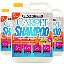 (15L, Citrus Splash) ProKleen Carpet Deep Cleaning Shampoo Solution