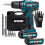MYLEK (Green) Mylek 18V Fast Charge Drill With Spare Battery 7