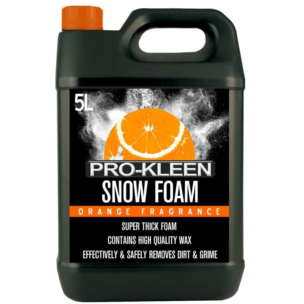 Pro-Kleen (5L, Orange) Fragranced Super-Thick Snow Foam