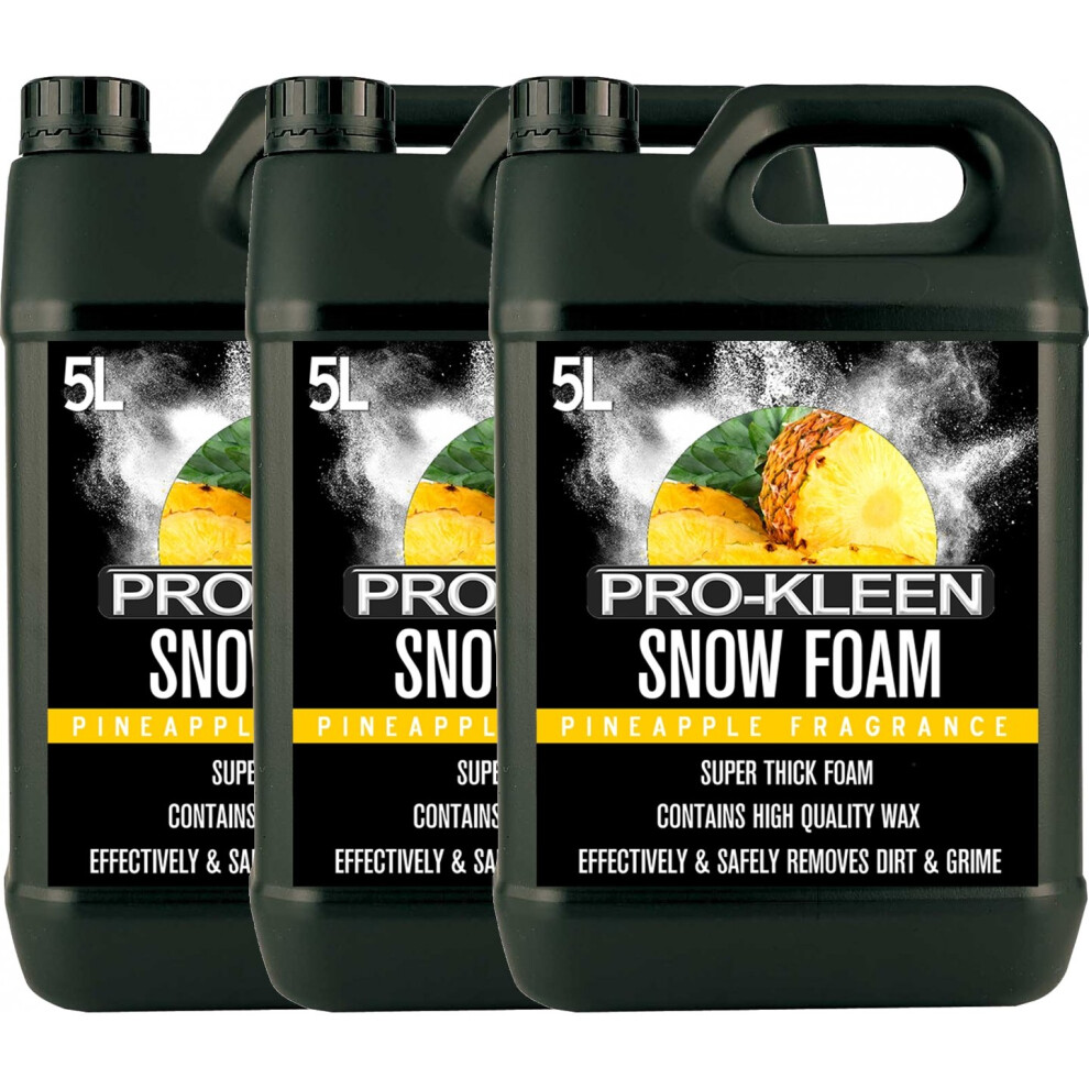 (15L, Pineapple) Pro-Kleen Fragranced Super-Thick Snow Foam