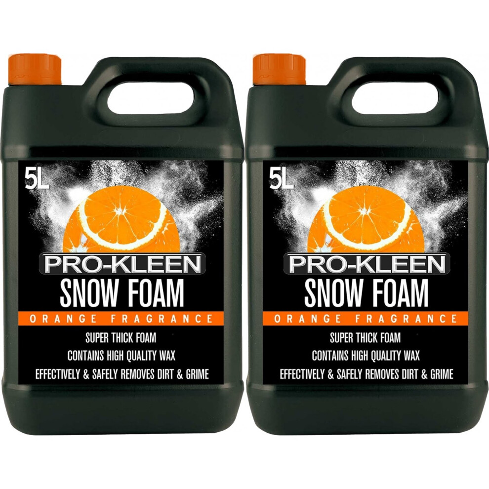 (10L, Orange) Pro-Kleen Fragranced Super-Thick Snow Foam