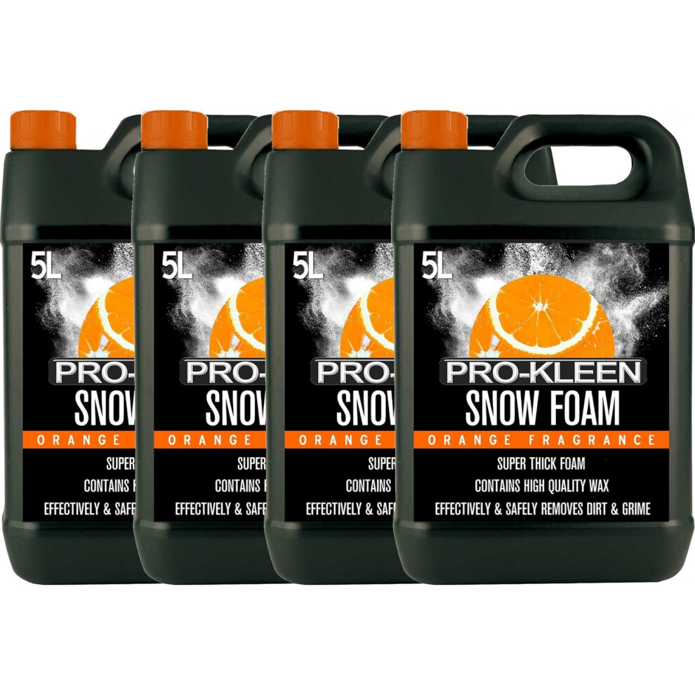 Pro-Kleen (20L, ) Fragranced Super-Thick Snow Foam Orange