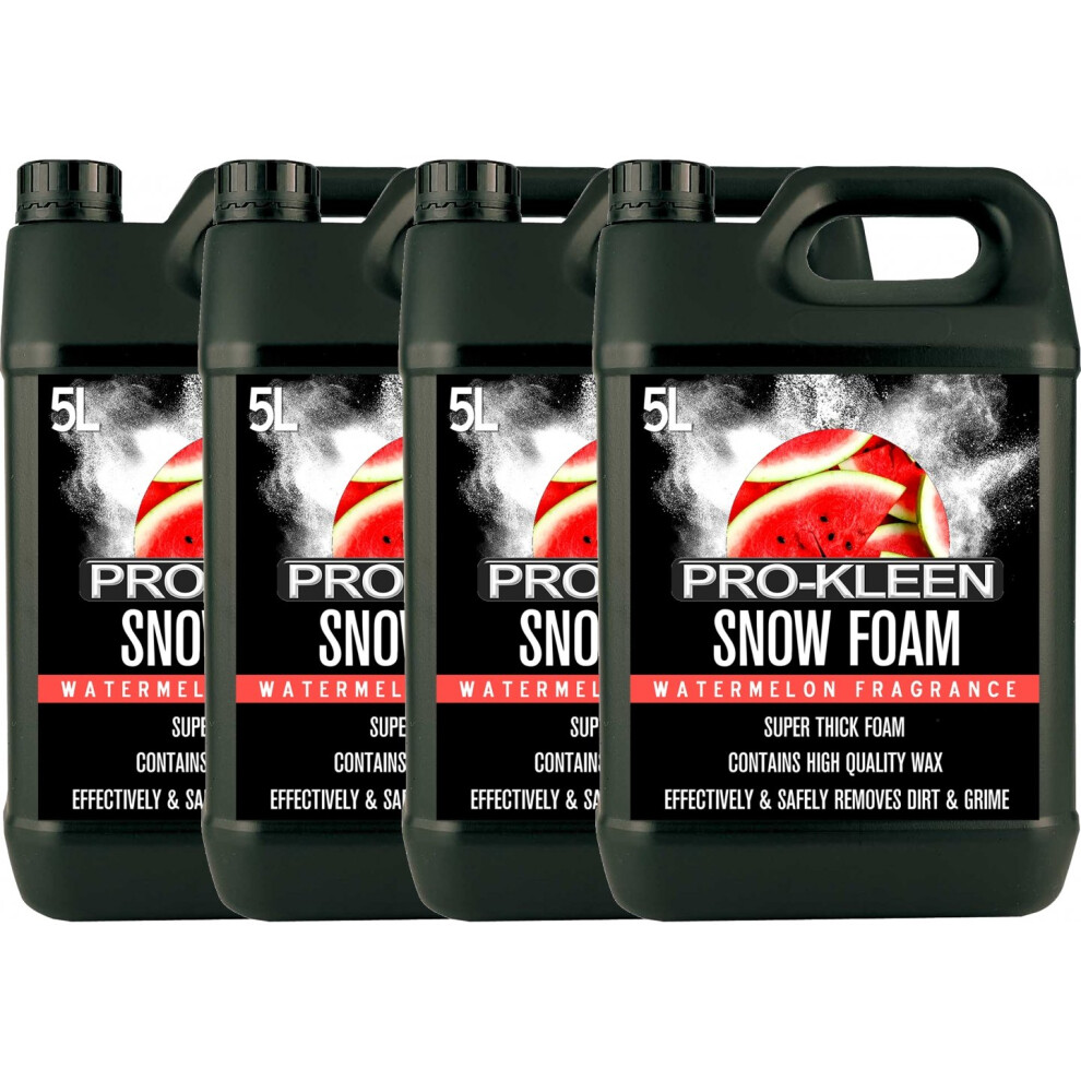 (20L, Melon) Pro-Kleen Fragranced Super-Thick Snow Foam