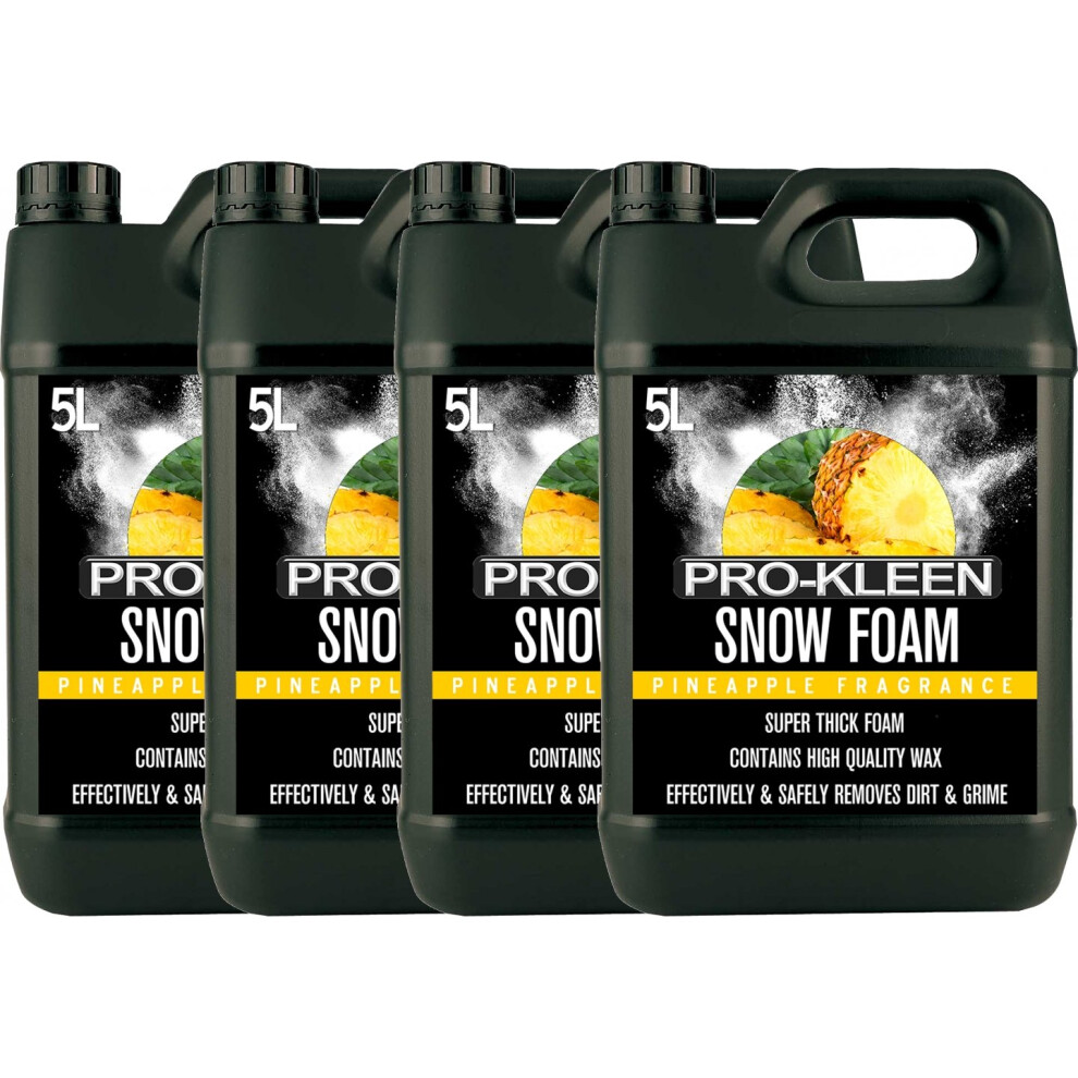 (20L, Pineapple) Pro-Kleen Fragranced Super-Thick Snow Foam