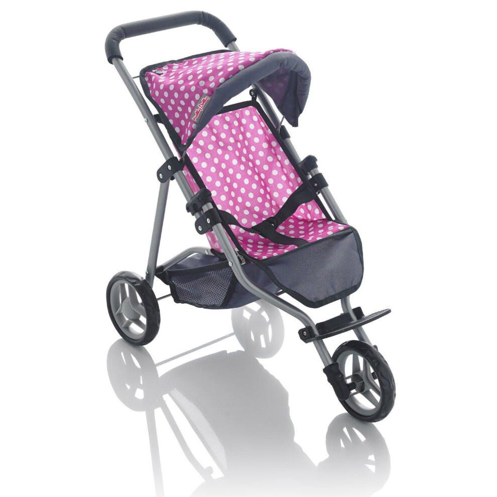 Molly Dolly 9326C 3 Wheel Stroller