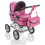Molly Dolly Pink Dolls Pram With Adjustable Handle 1