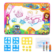 SOKA® 86 X 57cm Large Size Magic Water Aqua Doodle Drawing Mat, Drawing Handwriting Toy for Kids Girls Boys Toddlers