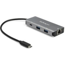 Adaptateur multiport Startech HB31C2A1CGB Noir, Gris