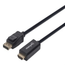 Manhattan 153195. Cable Length: 1 M Connector 1: Displayport Connector 2: H 153195
