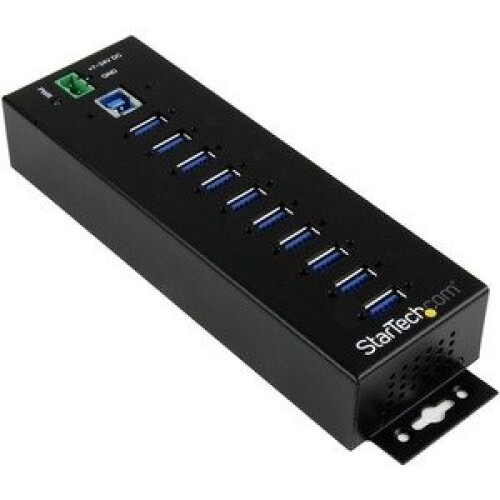 StarTech.com Router - STARTECH - Hub USB 3.0 - Protección contra DES - 10 puertos - 5 Gbps