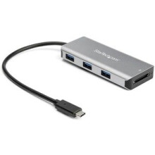 Hub USB Type-C - STARTECH - HB31C3ASDMB - 3 ports USB-A - Lecteur SD/microSD - Plug-and-play
