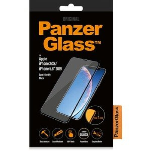 Panzer Glass Case Friendly Screen Protector for iphone X/XS/11 Pro 5.8" Black - 2664 2