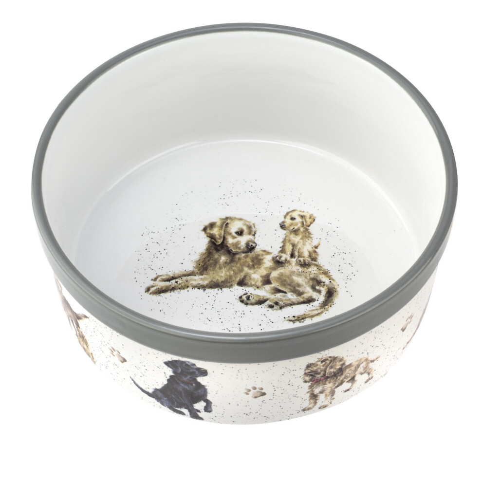 Wrendale Designs Dogs Pet Bowl 8"