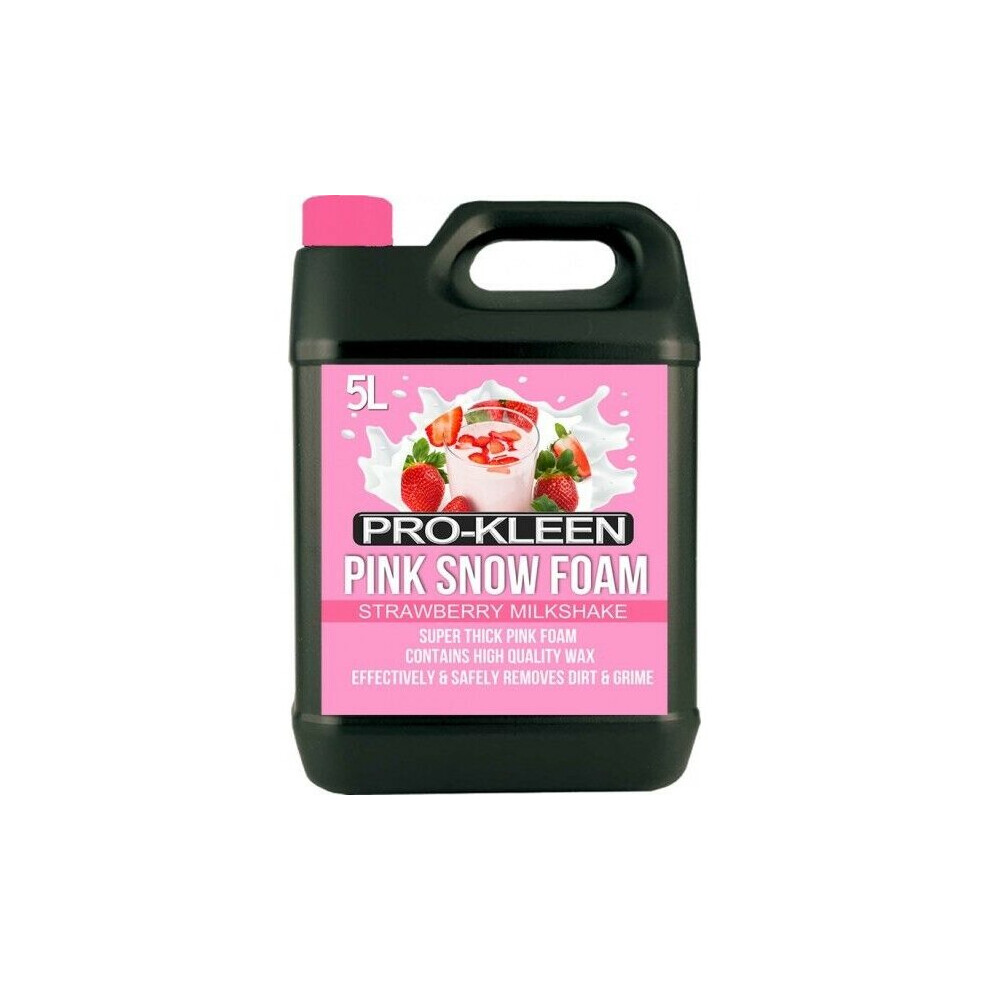 (5L, Strawberry Milkshake) Prokleen Fragranced Super-Thick Snow Foam 5060670545466