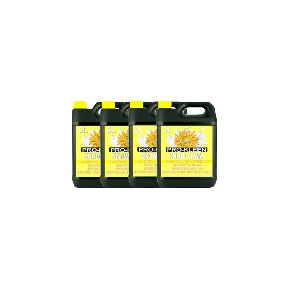 (20L, Banana Milkshake) Prokleen Fragranced Super-Thick Snow Foam 607052894566
