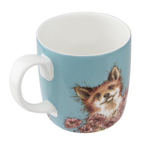 Wrendale Wrendale Designs Poppy Field Fox Mug 2