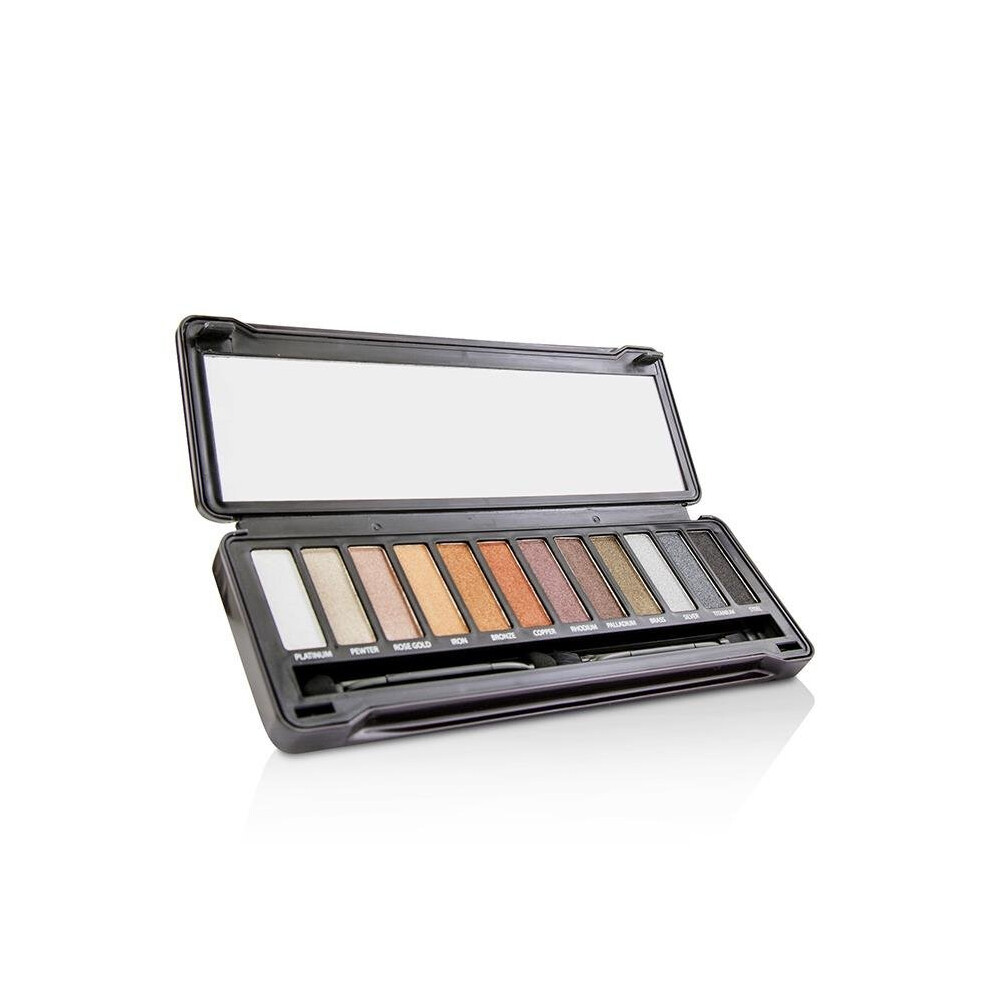 Bys Gold/Bronze/Silver Eyeshadow Palette (12X Eyeshadow 2X Applicator) - Metals - 12G/0.42Oz