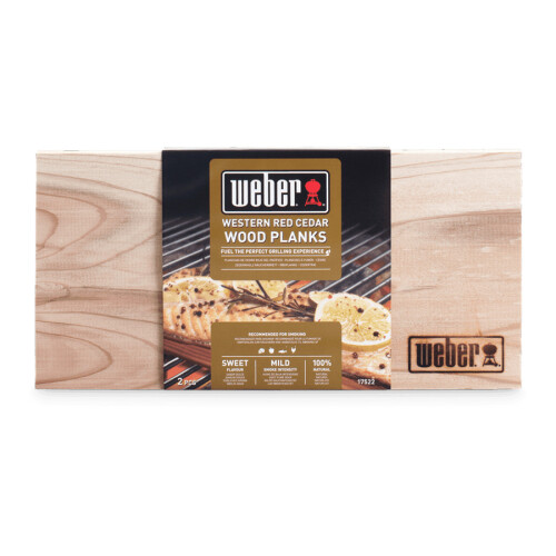 Weber Weber Western Red Small Cedar Wood Planks