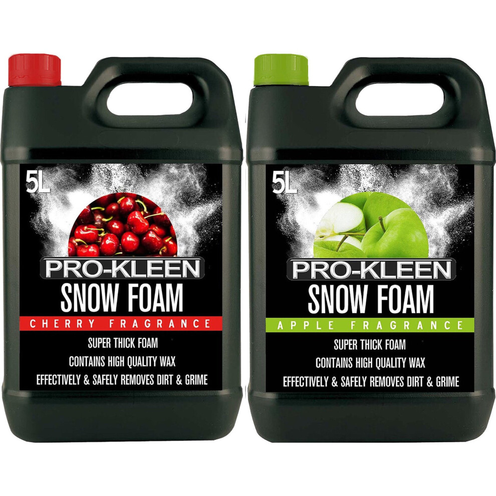 ProKleen Fragranced Super-Thick Car Snow Foam Shampoo Wax Cherry & Apple