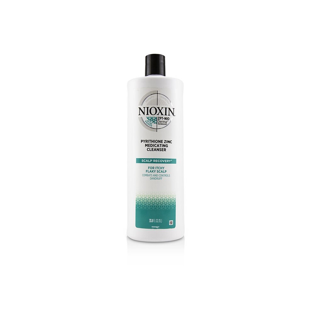 Nioxin Scalp Recovery Pyrithione Zinc Medicating Cleanser (For Itchy Flaky Scalp) - 1000Ml/33.8Oz Clear