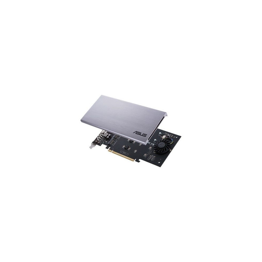Asus Hyper M.2 x16 Card V2, Connect 4 x PCIe 3.0 M.2 SSDs through the PCIe x8 or x16 slot