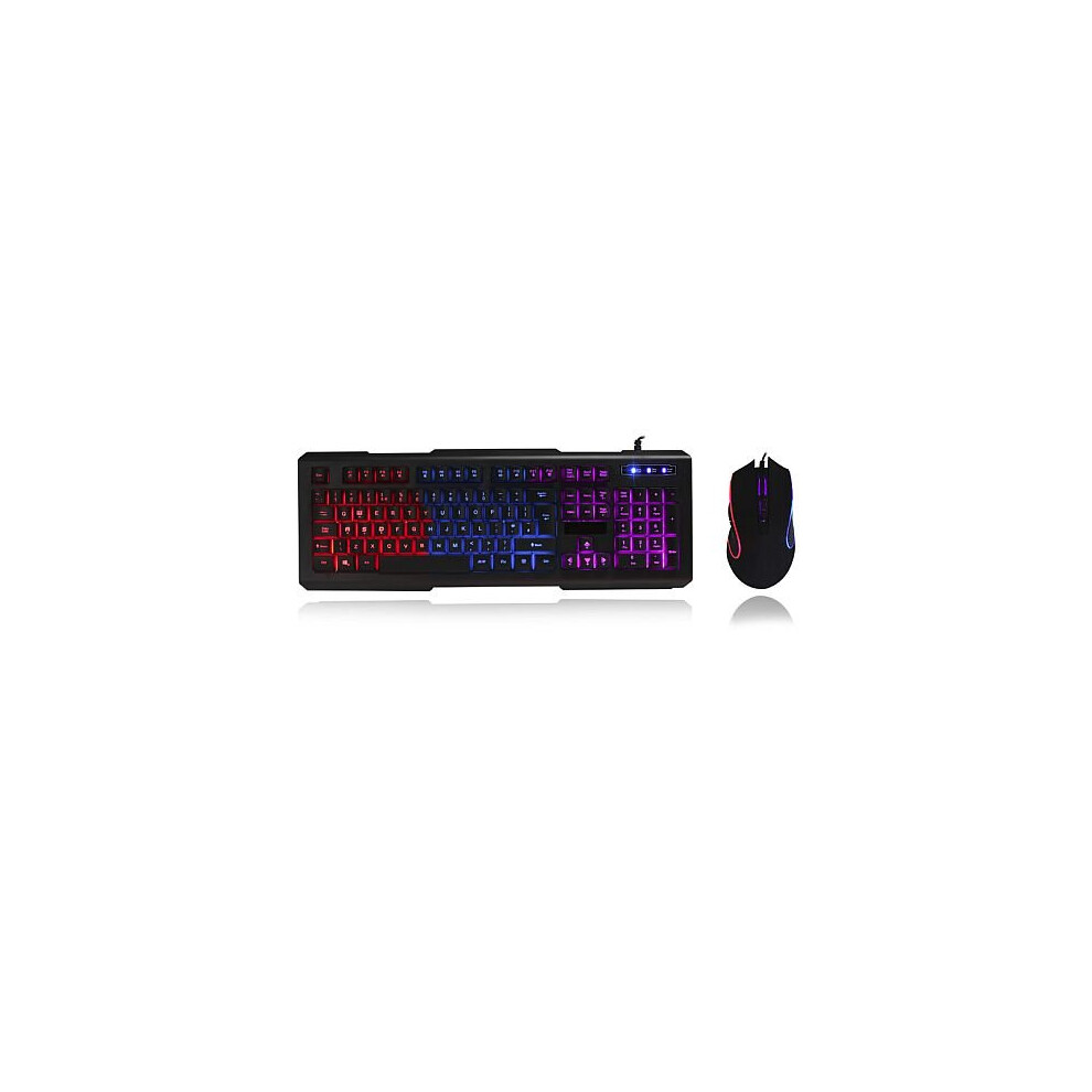 Spire Cit Avenger Illuminated Keyboard And Mouse Kit 3 Colour
