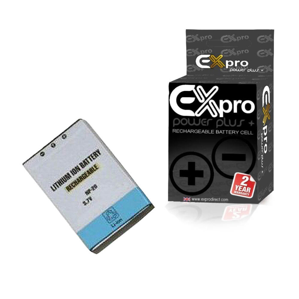 Ex-Pro Digital Camera Battery Np-20 Np20 For Casio Exilim Ex-Z3, Ex-Z4, Ex-Z8 5055256982612