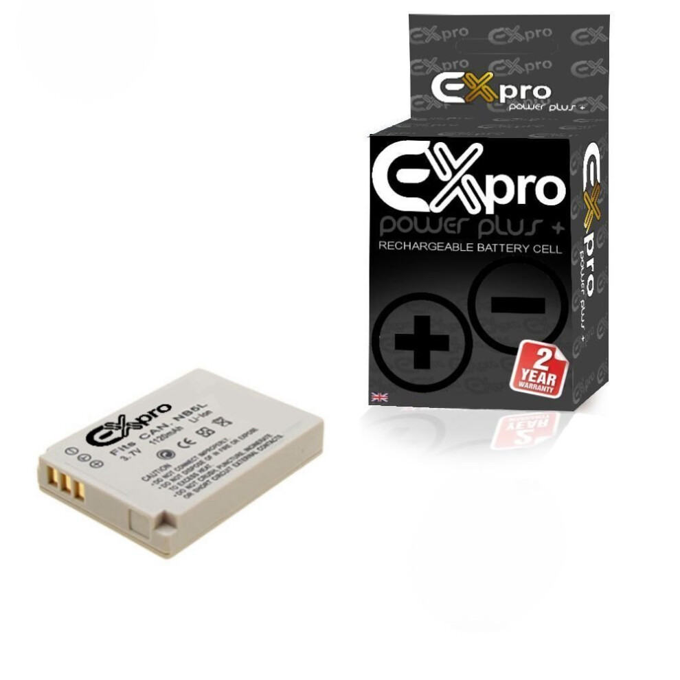 Ex-Pro Battery Nb-5L For Canon Ixus 950 Is 960 Is 970 Is 980 Is 990 Is 5055256982476