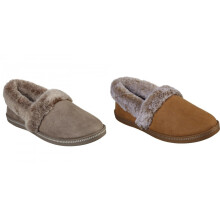 Chausson Skechers Cozy Campire - Femme - Marron - Textile - Team Toasty