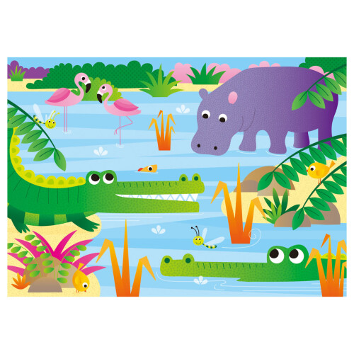 Galt Galt 4 Puzzles in a Box - Jungle 1