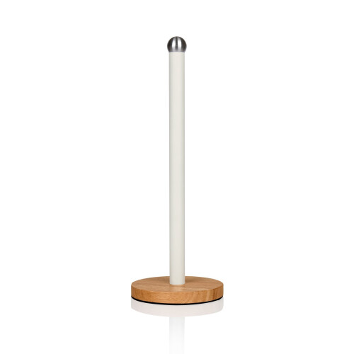 Swan (White) Swan Nordic Towel Pole with Bamboo Base