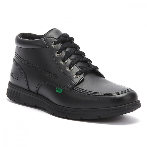 KicKers (UK 3) Kickers Kelland Lace Hi Black Leather Boots