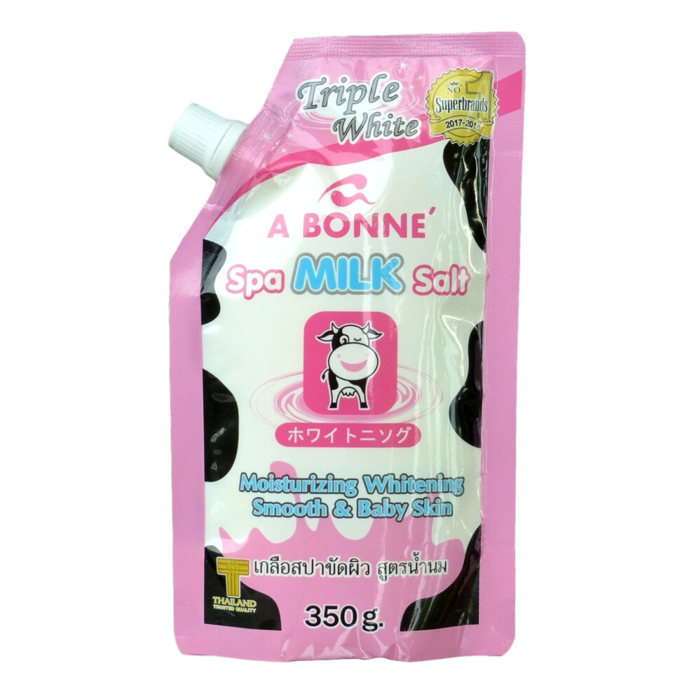 A Bonne Spa Milk Salt Moisturizes Whitens and Softens Skin 350g