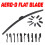 Pair Aero-D Flat Front Windscreen Wiper Blades Set 28" 700mm 26" 650mm Multi Fit 2